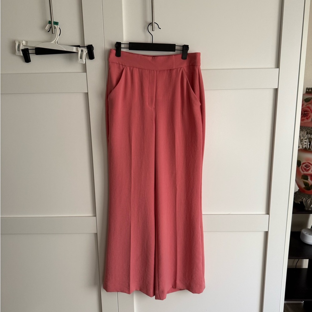 Express Pink Wide-Leg Pants